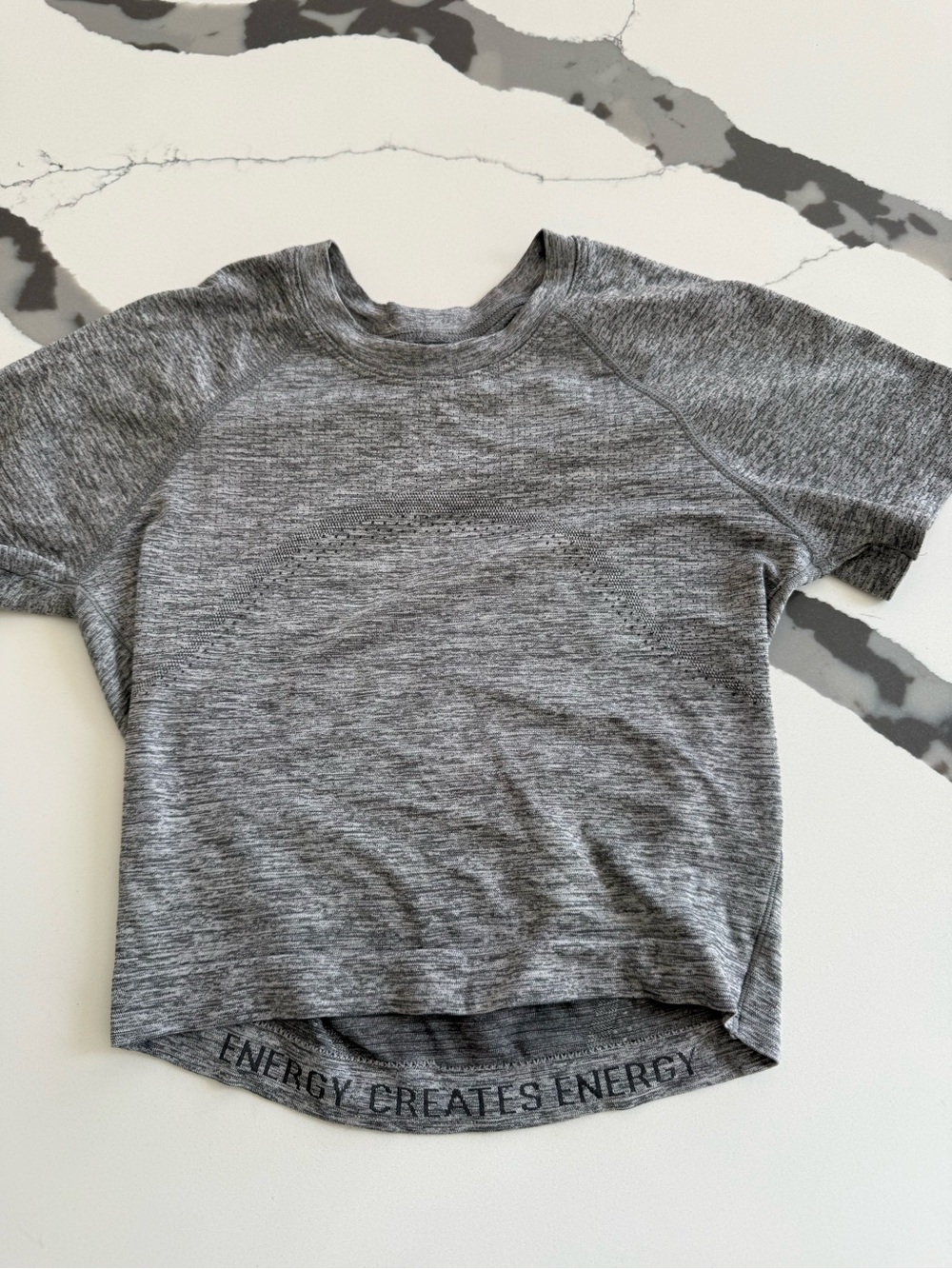 lululemon athletica Grey Short Sleeve Performance Tee